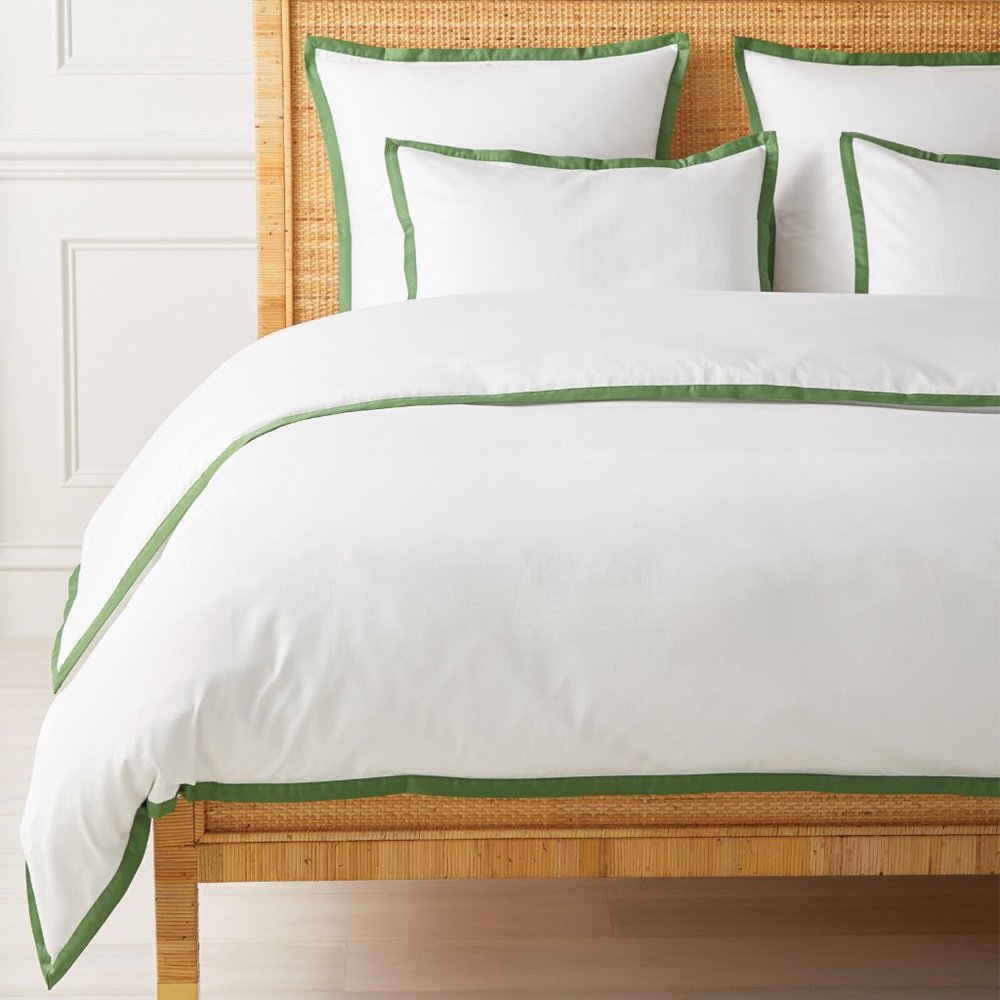 Serena & Lily Border Frame Duvet Cover NWT UNOPENED(King)